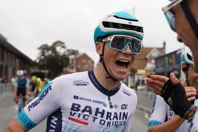 Matevž Govekar vince la sesta tappa del Tour of Britain 2024 © Tour of Britain via X