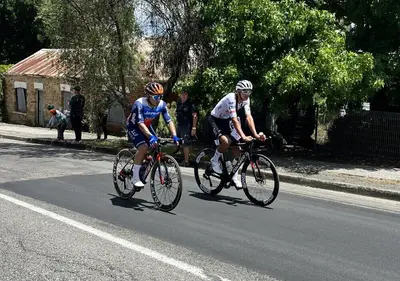 Caleb Ewan, qui al Santos Tour Down Under 2024 @ Twitter GreenEDGE Cycling