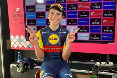 Elisa Longo Borghini vince la crono d'apertura del Giro d'Italia ©Lidl-Trek