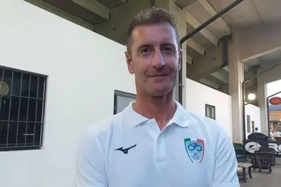 Dino Salvoldi, c.t. della nazionale su pista maschile