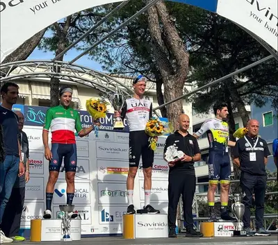 Podio dell'edizione 2023 del Trofeo Matteotti © Trofeo Matteotti