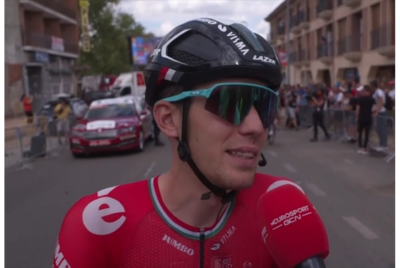 Attila Valter ai microfoni di Eurosport dopo la diciannovesima tappa