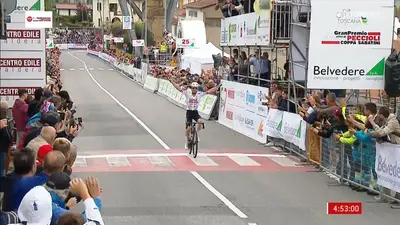 Marc Hirschi vince la Coppa Sabatini 2024 © LaFlammeRouge via X