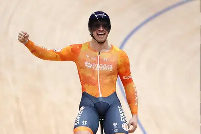 Harrie Lavreysen vince il 23esimo titolo mondiali a Shanghai 2026 ©TeamNL