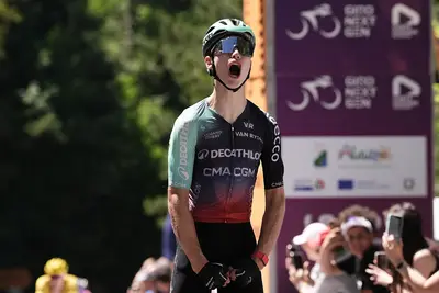 Aubin Sparfel vince la settima tappa ©Giro d'Italia Next Gen