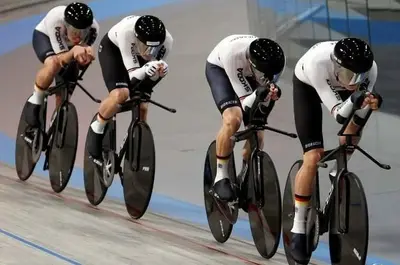 La nazionale tedesca dell'inseguimento a squadre allo scorso Campionato Europeo ad Alpeldoorn ©UEC