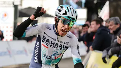 Santiago Buitrago, sarà il capitano al Tour de France 2024 © Twitter Bahrain-Victorious