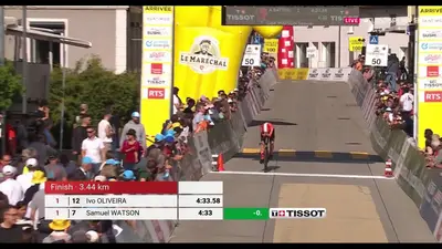 Samuel Watson vince il prologo di apertura del Giro di Romandia 2025
