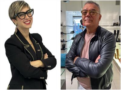 Stefania L’Imperio (Sandra Calzature) ed Eugenio Speciale (Speciale in Taranto)