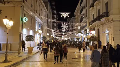 Luminarie in via Di Palma