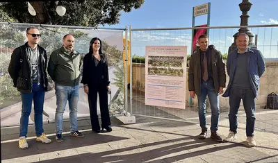 Inizia la riqualificazione della scarpata del Lungomare di Taranto
