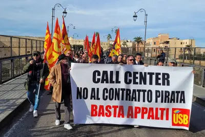 Call center, Usb in piazza contro contratti “pirata”