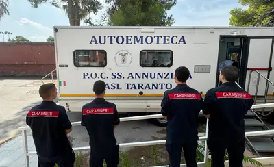 Taranto, donazione di sangue: in campo Marina Militare e Carabinieri