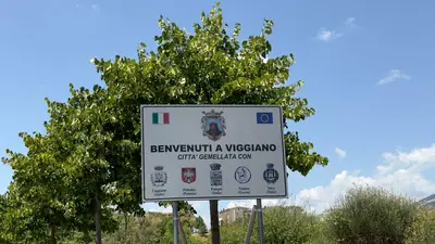 Viggiano, località in provincia di Potenza, dove il Taranto è in ritiro (foto Massimo Todaro)