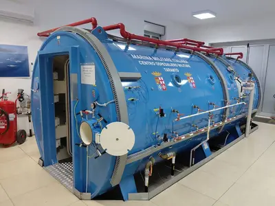 La camera iperbarica della Marina Militare