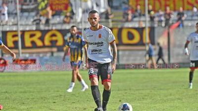 Domenico Franco, centrocampista del Messina (foto Messina nel pallone)