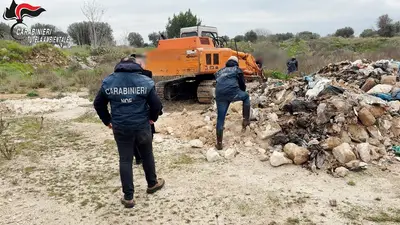 Fragagnano, rifiuti interrati: sequestrata un'area di 10.000 mq