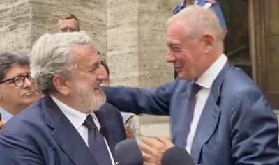 Michele Emiliano e Adolfo Urso