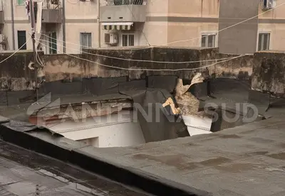 Crolla solaio a Taranto