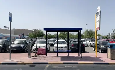 La nuova fermata CTP a “Porte dello Jonio” (foto Massimo Todaro)