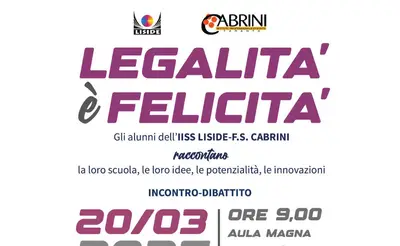 Legalità e felicità al Liside-Cabrini