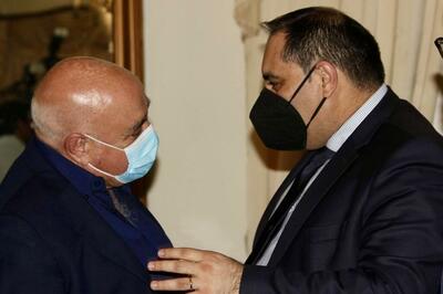 Massimo Giove con Rinaldo Melucci (foto Sergio Liuzzi)