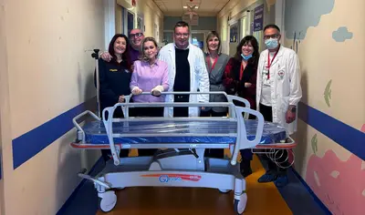 La Lilt di Taranto dona una barella attrezzata a Oncoematologia Pediatrica