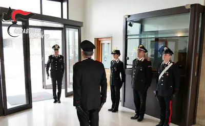 Il Generale Del Monaco in visita alla Compagnia Carabinieri di Taranto