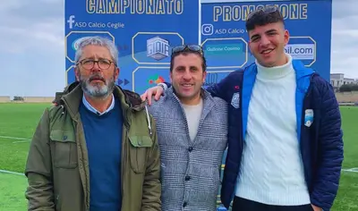 Pino Schiena e Francesco Gioia (foto: ASD Calcio Ceglie)