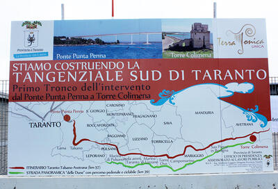Tangenziale Sud di Taranto (foto Massimo Todaro)