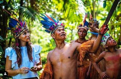 Vanesa Giraldo Lopez (Colombia) vincitrice della settima edizione di Miss Progress Interntional, realizza il suo progetto sull'Ambiente nell'Amazzonia colombiana