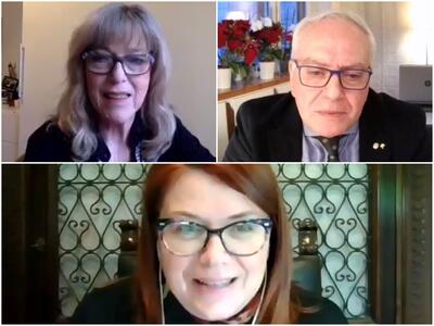 Da sinistra, in alto: Simona Dalla Chiesa, Leonardo Audino e Daniela Marcone