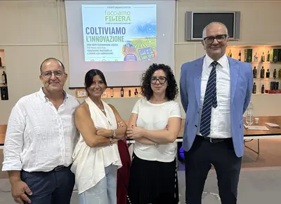 Da sx: Francesco De Filippis, Daniela Barreca, Grazia Bozza, Daniele Santoro