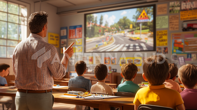 Sicurezza stradale nelle scuole (foto AI Todaro/AntennaSud)