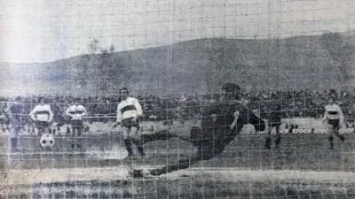 Il rigore di Colautti in Casertana-Taranto 1-1 dell’11 aprile 1971
