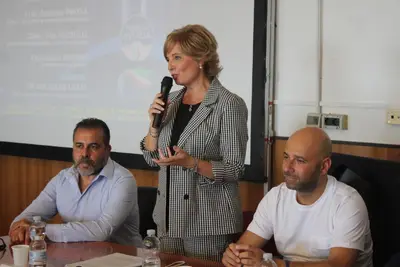 Da sx: Giovanni Maiorano, Grazia Di Lillo, Michele Picaro