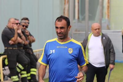 Leonardo Colucci, allenatore della Juve Stabia, nella foto Max Todaro