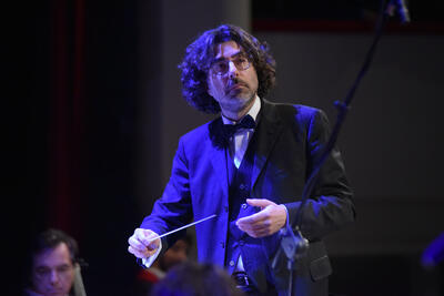 Piero Romano, direttore Orchestra Magna Grecia - Foto Aurelio Castellaneta