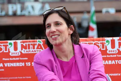 Elly Schlein (foto Todaro/AntennaSud)