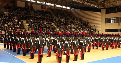 Allievi del 143° Corso Carabinieri hanno giurato al PalaMazzola di Taranto