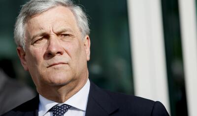 L’onorevole Antonio Tajani di Forza Italia