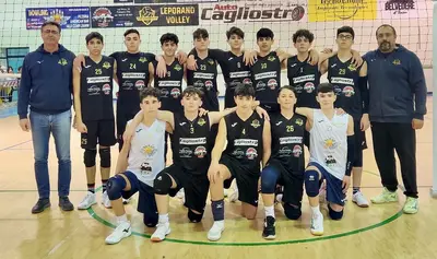 La formazione dell’U15 del Leporano Volley