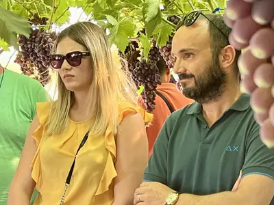 L’assessora Piergianni con il sindaco D’Alò