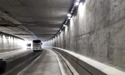 Statale 100 galleria Mauro