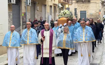 Massafra: Celebrati i funerali di Mons. Cosimo Damiano Fonseca (foto Todaro/AntennaSud)