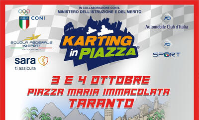 Karting in piazza