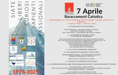 50° anniversario Ordine Architetti PPC Taranto