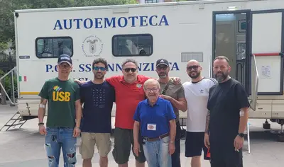 Raccolta sangue in Piazza della Vittoria