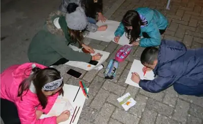 Bambini in Falò e Colori Monteiasi