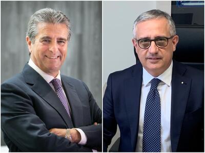 Da sinistra: il presidente Emanuele Di Palma è il dg Salvatore Nardiello